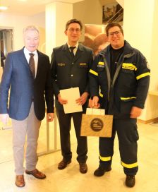 THW-Einsatzkräfte erhalten Bundesflutmedaille - Fluthilfe 2021 © Kreis Paderborn